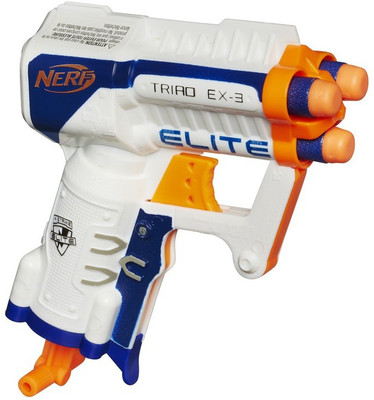 

Hasbro Triad Blaster N Strike Elite EX 3(White)