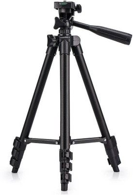 

JMO27Deals Professional Tripod 3120 - Universal Tripod Portable & Foldable Camera - Mobile Tripod With Mobile Clip Holder Bracket | Fully Flexible Mount Cum Tripod | Stand with Three-dimensional Head & Quick Release Plate + Black Carry Bag for Canon | Nik