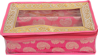 

kuber industries Wooden 2 Rod Bangle Box (Pink) Set of 1 Pc bangle box Vanity Box(Pink)