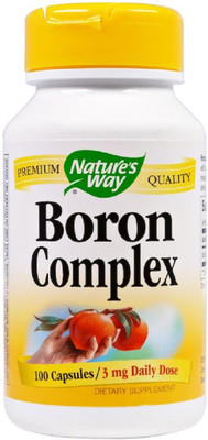 

Nature's Way Nature's Way, Boron Complex, 3 mg, 100 Capsules(100 No)