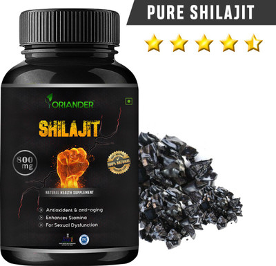 

Oriander oriander shilajit extracts 100% natural, pure & organic 60 capsules for stamina, energy & Overall Wellness (pack of 1)(200 g)
