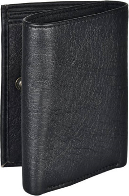 

DELMA Men Casual Black Artificial Leather Wallet(4 Card Slots)