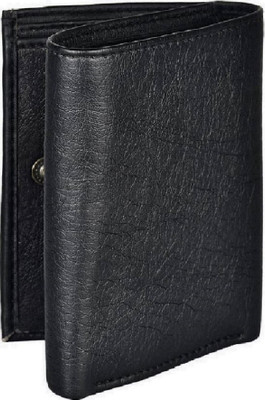 

DELMA Men Casual Black Artificial Leather Wallet(5 Card Slots)