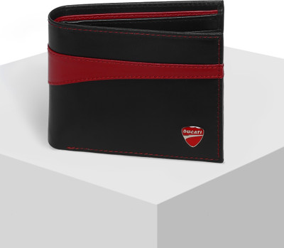 

Ducati Men Red Genuine Leather Wallet(5 Card Slots)