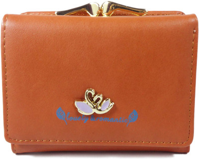 

SB Women Brown Artificial Leather Wallet(6 Card Slots), Bt-brown