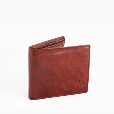 

Induspolo Men Casual Tan Genuine Leather Money Clip(8 Card Slots), Ip004brwon