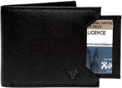 

TRP TRADERS Men Casual Black Genuine Leather Wallet(7 Card Slots)