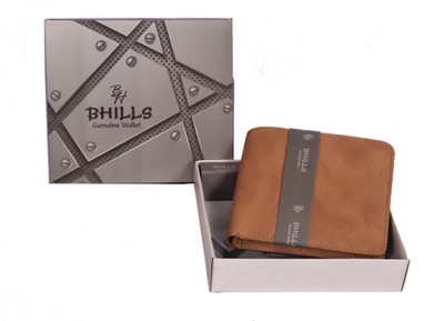 

B Hills Men Casual Brown Artificial Leather Wallet(4 Card Slots), Beige