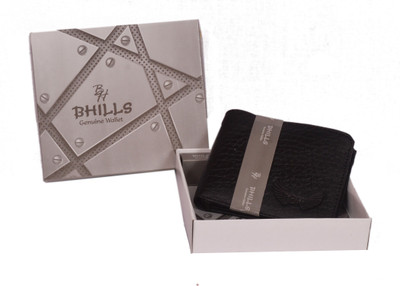 

B Hills Men Formal Black Artificial Leather Wallet(4 Card Slots)
