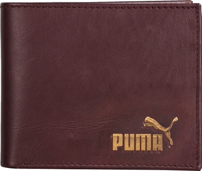 

Puma Men Formal Brown Genuine Leather Wallet(3 Card Slots)