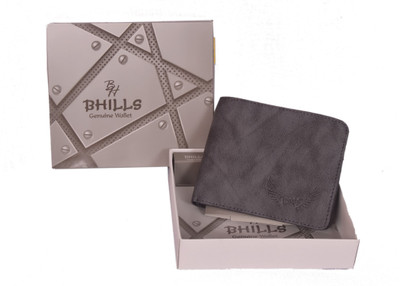 

B Hills Men Casual Grey Artificial Leather Wallet(4 Card Slots), Black
