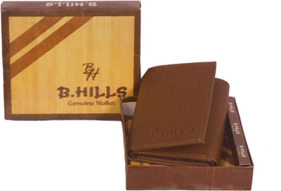 

B Hills Men Formal Brown Artificial Leather Wallet(4 Card Slots)