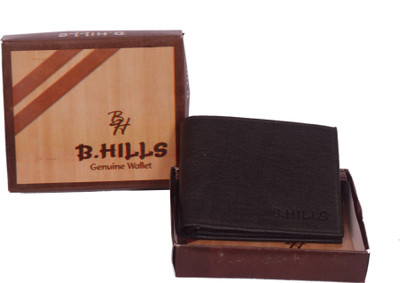 

B Hills Men Casual Brown Artificial Leather Wallet(4 Card Slots), Black