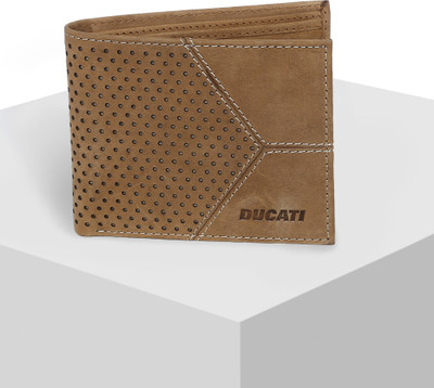 

Ducati Men Tan Genuine Leather Wallet(5 Card Slots)