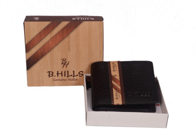 

B Hills Men Casual Black Artificial Leather Wallet(4 Card Slots)