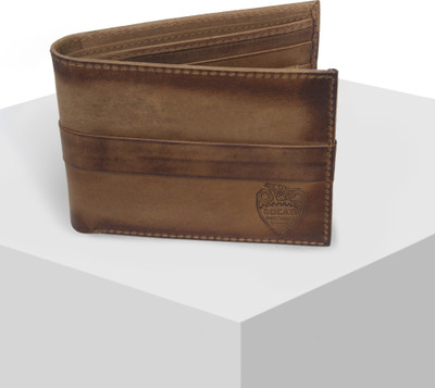 

Ducati Men Tan Genuine Leather Wallet(5 Card Slots)
