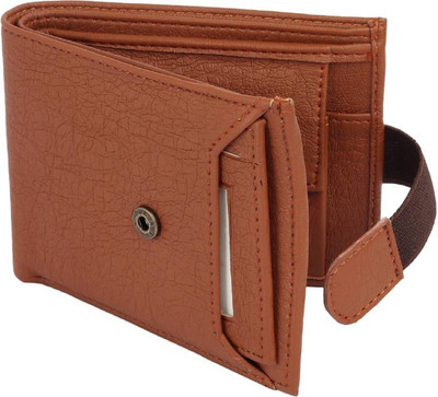 

Just Leather Boys Casual Brown Artificial Leather Wallet(5 Card Slots), Tan