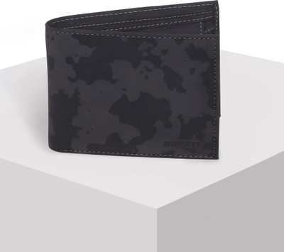 

Ducati Men Grey Genuine Leather Wallet(4 Card Slots)