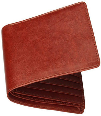 

alton Men Casual Brown Genuine Leather Wallet(4 Card Slots)
