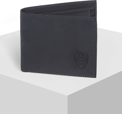 

Ducati Men Grey Genuine Leather Wallet(3 Card Slots)