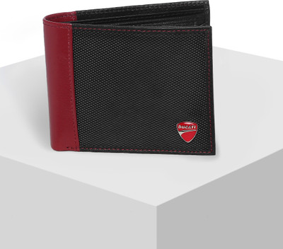

Ducati Men Black Genuine Leather Wallet(3 Card Slots)