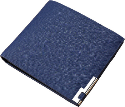 

piuda Men Casual Blue Artificial Leather Wallet(7 Card Slots)