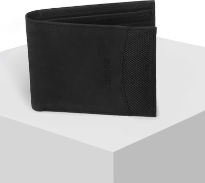 

Ducati Men Black Genuine Leather Wallet(5 Card Slots)