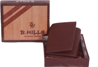 

B Hills Men Casual Brown Artificial Leather Wallet(4 Card Slots)