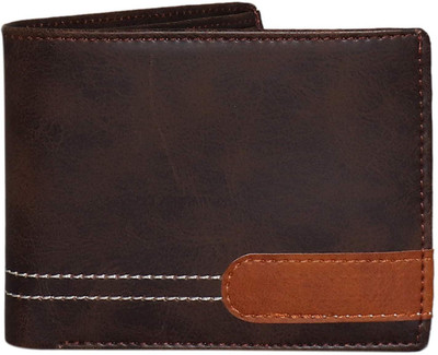 

first Man Men Casual Brown Artificial Leather Wallet(7 Card Slots)