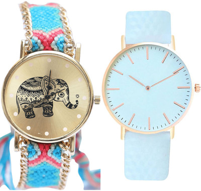 

NEUTRON Modern High Quality Elephant Multi Color And White Color Combo Watch (G155-G192) For Girls And Women Watch - For Girls