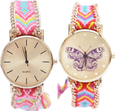 

NEUTRON Brand New Tread Butterfly Multi Color Color Combo Watch (G164-G135) For Girls And Women Watch - For Women