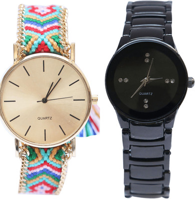 

NEUTRON Latest Model Multi Color And Black Color Combo Watch (G167-G206) For Girls And Women Watch - For Girls