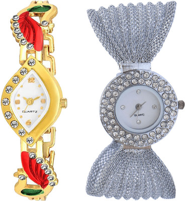 

NEUTRON Modish Royal Peacock And Jula Gold And Silver Color Combo Watch (G116-G169) For Girls And Women Watch - For Women