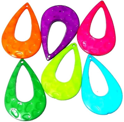 

Medonna shoppe Big Tear Drop shapes for jewellery making, craft works, pack of 6 nos
