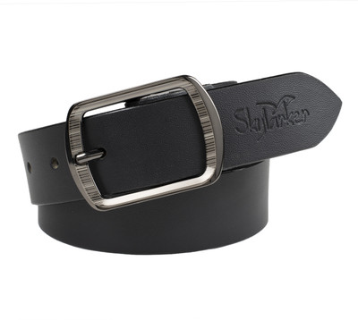 

Skylarker Men Casual Black Genuine Leather Belt, Skylarker Men Formal Black Genuine Leather Belt