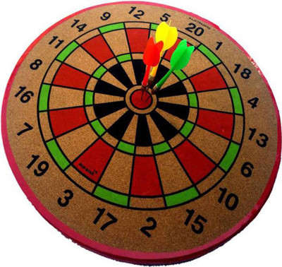

Neulife 14 inch ( Large ) Dart Board with 3 Darts For Board Game