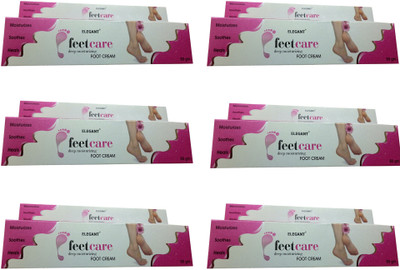 

Elegant FEETCARE (DEEP MOISTURIZING) FOOT CREAM PACK OF 6*50 GM(50 g)
