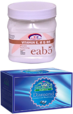 

Pink Root VITAMIN EAB5 CREAM 500ML WITH NATURENCE DIAMOND BLEACH 200G(Set of 2)