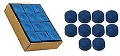 

HR GROUP C46 Combo of Blue chalk (12pcs) and 9mm tip (10 pcs) Snooker, Pool, Billiards Cue Stick(Microfibre)