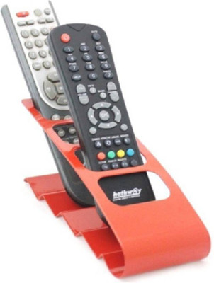 

Alpyog 4 Compartments Metal Remote Holder(Red)