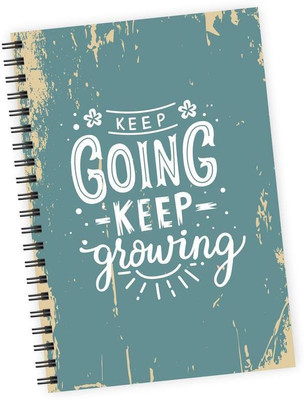 

Dpotli A5 Diary(Keep Going Keep Growing, Multicolor)