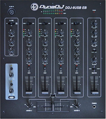 

Dynatech DDJ-8USB-EB Wired DJ Controller