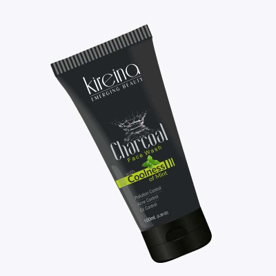 

Kireina Charcoal Face wash coolness of Mint (pack of 2)100 ml Face Wash(100 ml)