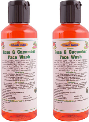 

Khadi India Santosh Rose & Cucumber Face Wash (210 ml) Face Wash(420 ml)