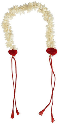 

Param Hair Accessories Gajra (Veni) For Women Wedding Hair Accessory Set(White)