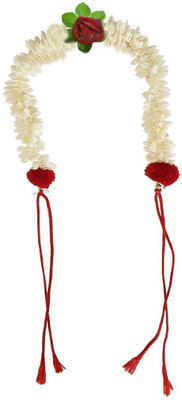 

JAGTEK Hair Accessories For Bun Making Gajra Flower Accessories For Bridal Girls / New Style Juda Bun Decoration Hair Gajra For Bridal Accessories For Girls Set of 2 Hair Accessory Set(Multicolor)