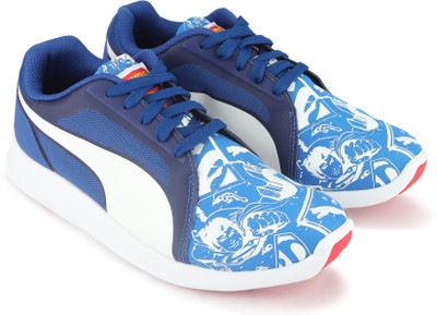 

Puma Boys & Girls Lace Sneakers(Blue, Royal-white