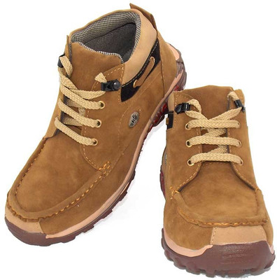 

D'zigners Boys Lace Casual Boots(Beige, Teak