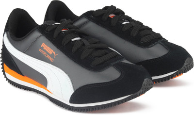 

Puma Boys & Girls Lace Sneakers(Black, Black-white