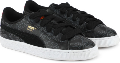 

Puma Boys & Girls Lace Sneakers(Black, Black-black